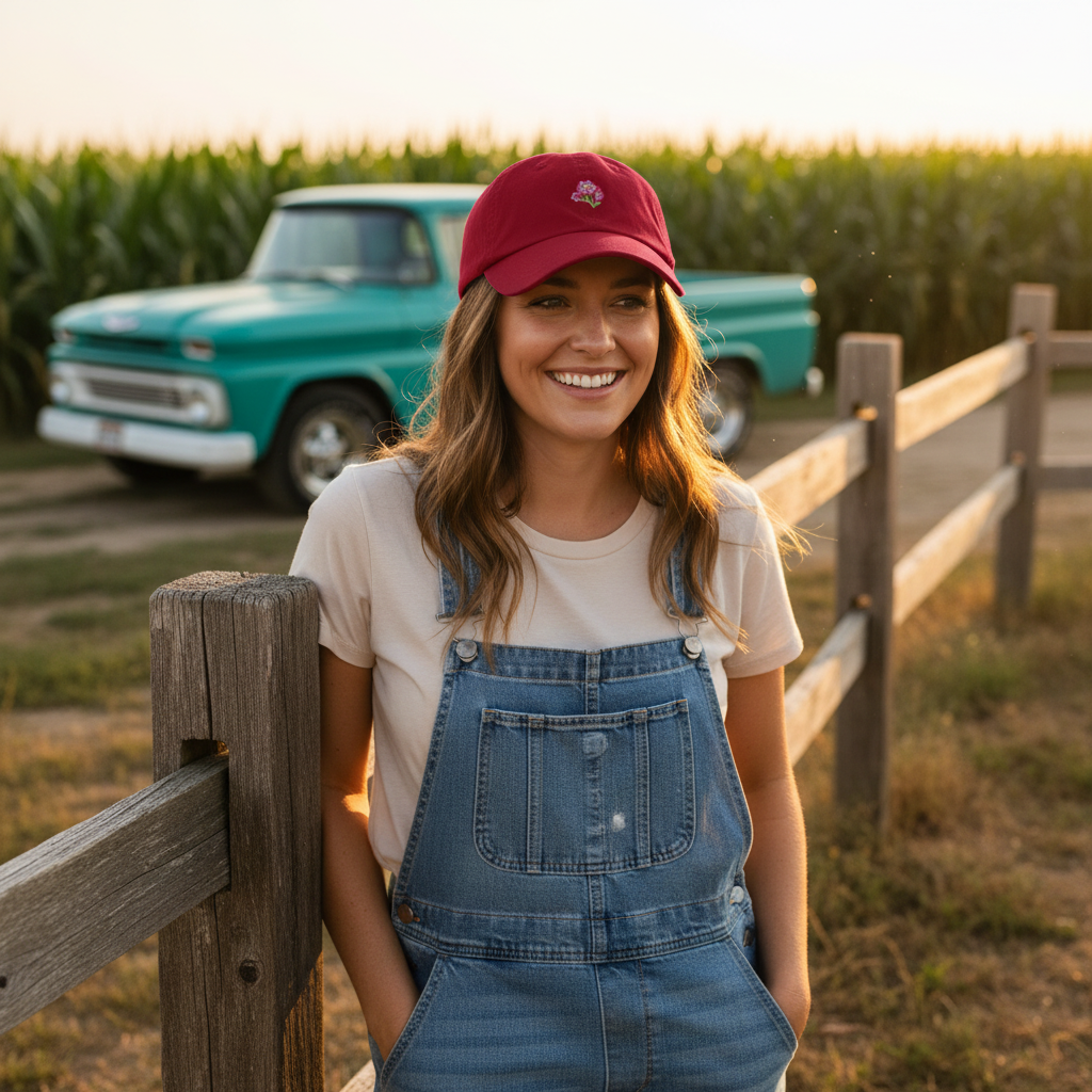 Easy Going Iowa Flower Cap