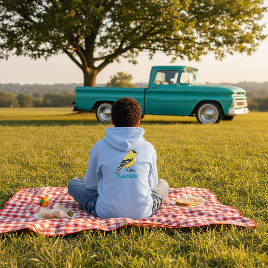 Going Everywhere Iowa Bird Hoodie (Youth)