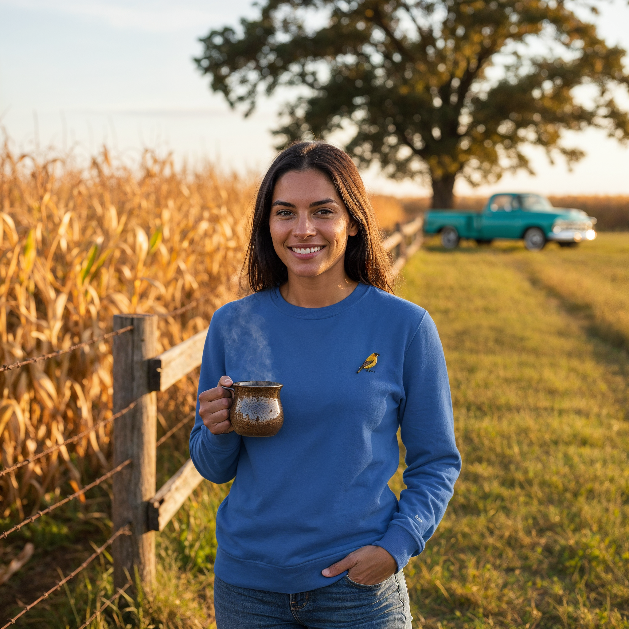 Casual Organic Iowa Bird Sweatshirt