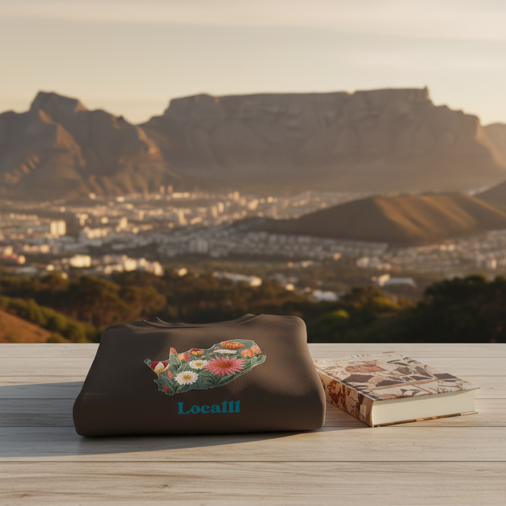 Casual Organic South Africa Flowers Sweatshirt