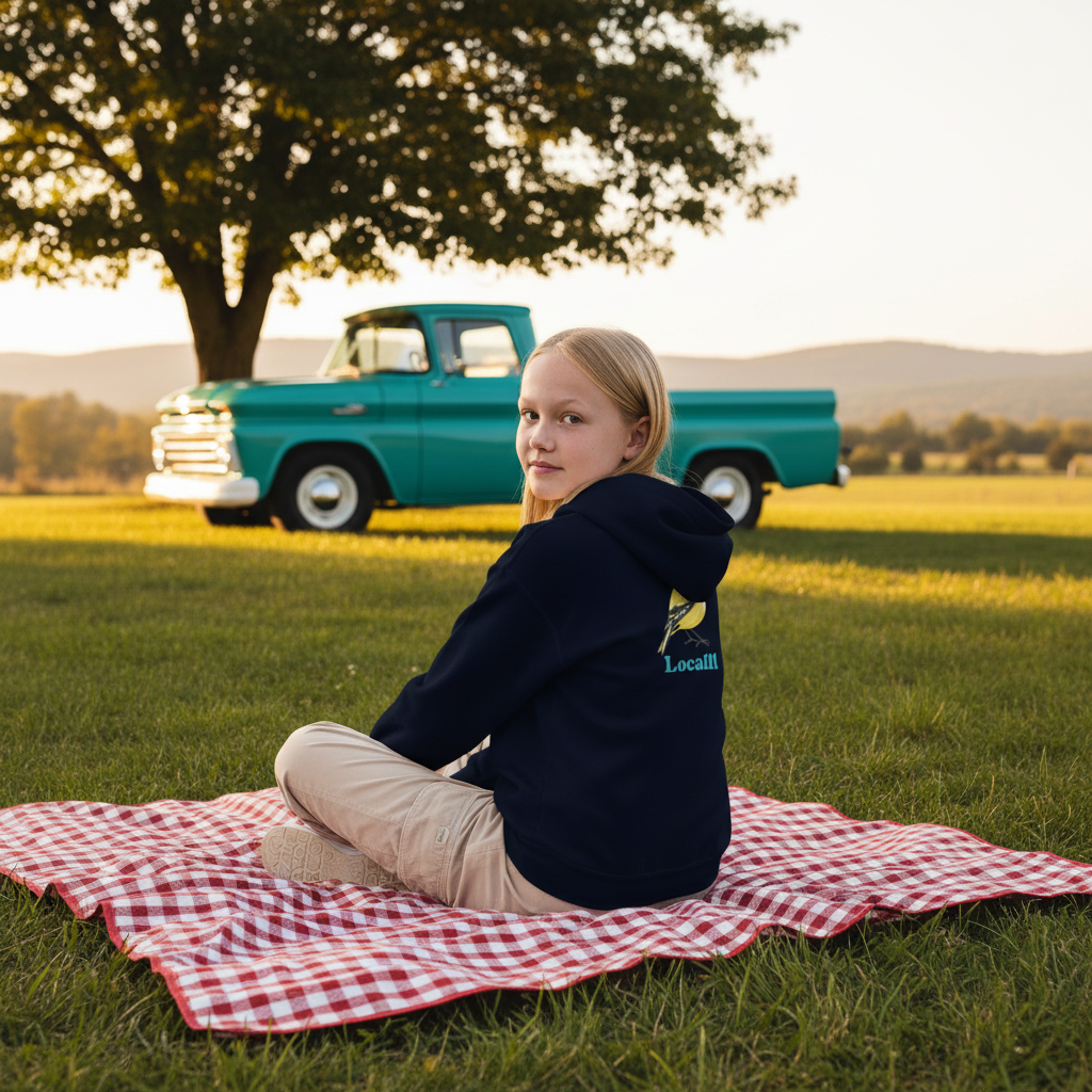 Going Everywhere Iowa Bird Hoodie (Youth)