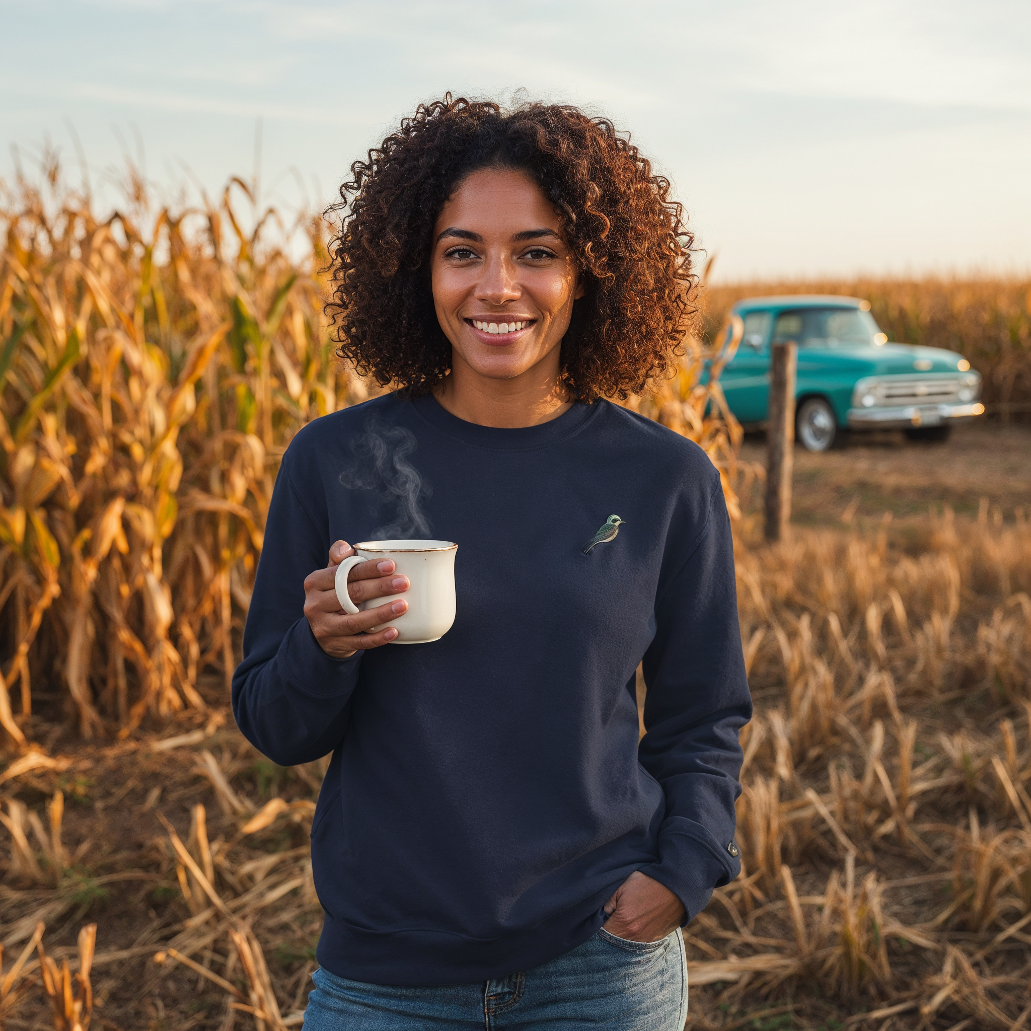 Casual Organic Texas Bird Sweatshirt