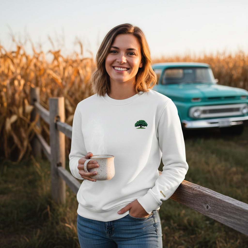Casual Organic Texas Tree Sweatshirt