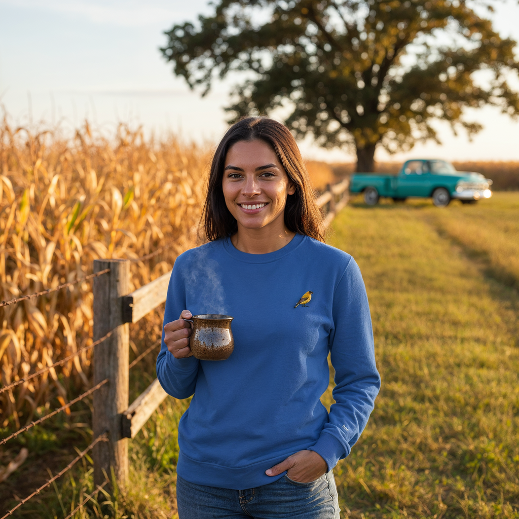 Casual Organic Iowa Bird Sweatshirt